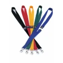 Durable Black Metal Lanyard 440mm Length, 20mm Width, 10 Pieces Per Pack 8137-01