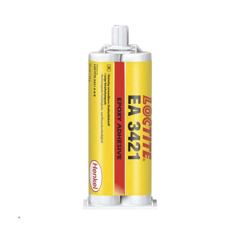 Loctite HYSOL 3421 Transparent Yellow 50 ml Epoxy Adhesive Dual Cartridge for Plastic, Wood, Metal, Ceramic 248211