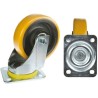 Tente Industrial Heavy Duty Swivel Castor 800 kg Load Capacity, 200 mm Polypropylene Wheel 953460