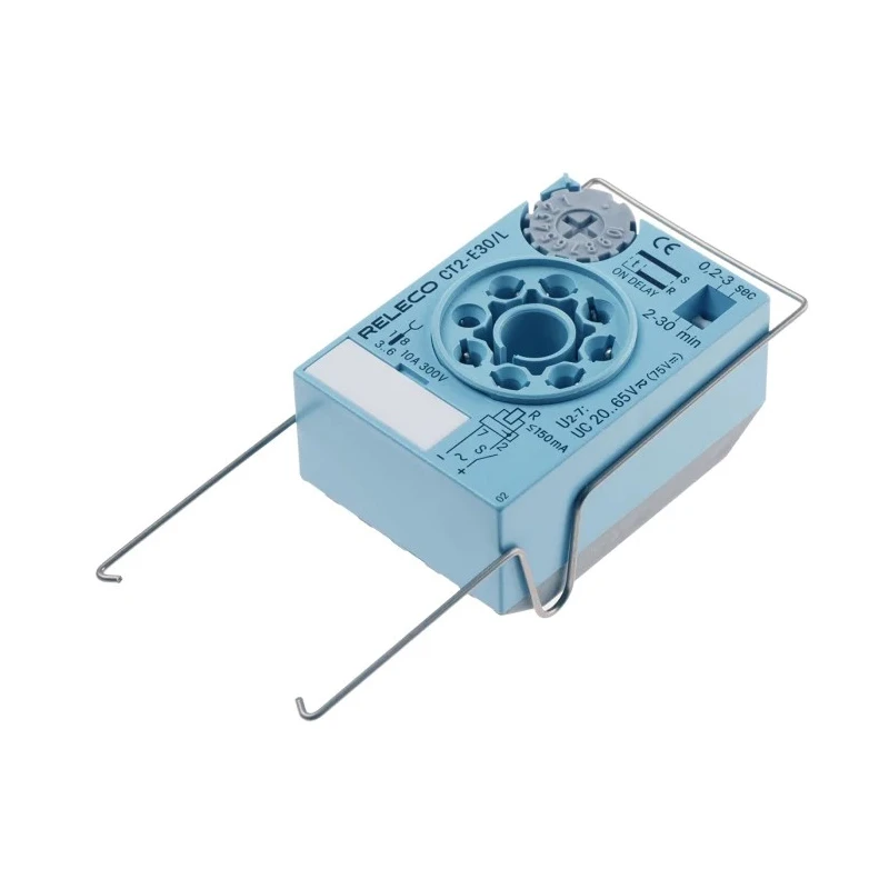 Releco Timer Relay 2-Contact 20 to 65 V AC/DC Supply 0.2 to 30 s & 0.2 to 30 min Time Range CT2-E