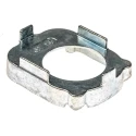 Siemens Red Pilot Light, 30 mm Cutout, Metal Bezel, Flush Mount, IP69K/IP67/IP66, SIRIUS ACT 3SU1061-0JD20-0AA0