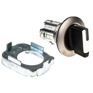 Siemens SIRIUS ACT 3SU10 Series 2 Position Illuminated Selector Switch Head, 30 mm Cutout, IP66 IP69K IP67 3SU1062-2DF60-0AA0