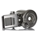 LAG Swivel Castor Stainless Steel Frame Polyurethane Wheel 100 mm Diameter 250 kg Load Capacity 35406 FR HC