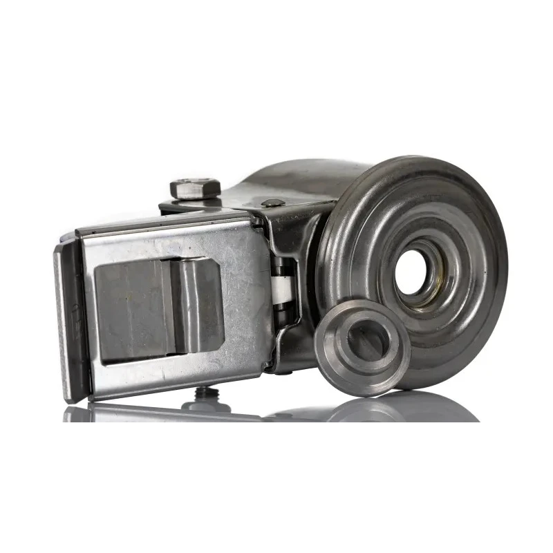 LAG Swivel Castor Stainless Steel Frame Polyurethane Wheel 100 mm Diameter 250 kg Load Capacity 35406 FR HC