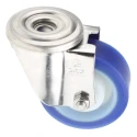LAG Swivel Castor 250 kg Capacity 100 mm Wheel Polyurethane Stainless Steel Frame 35406 HC