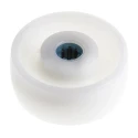 LAG White Polyamide Trolley Wheel 100mm Diameter 40mm Width Roller Bearing 250 kg Load Capacity 4062/X