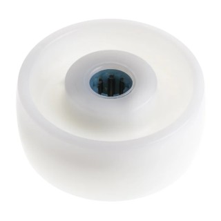 LAG White Polyamide Trolley Wheel 100mm Diameter 40mm Width Roller Bearing 250 kg Load Capacity 4062/X
