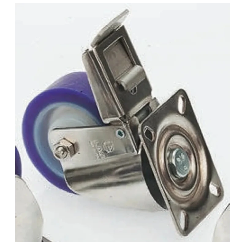 LAG Braked Swivel Castor 250 kg Load Capacity 125 mm Polyurethane Wheel 35214 FR