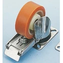 LAG Braked Swivel Castor 250 kg Load Capacity 100 mm Wheel Diameter Polyurethane Wheel 20628 FR