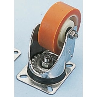 LAG Swivel Castor Stainless Steel Frame 125 mm Polyurethane Wheel 300 kg Capacity 20633