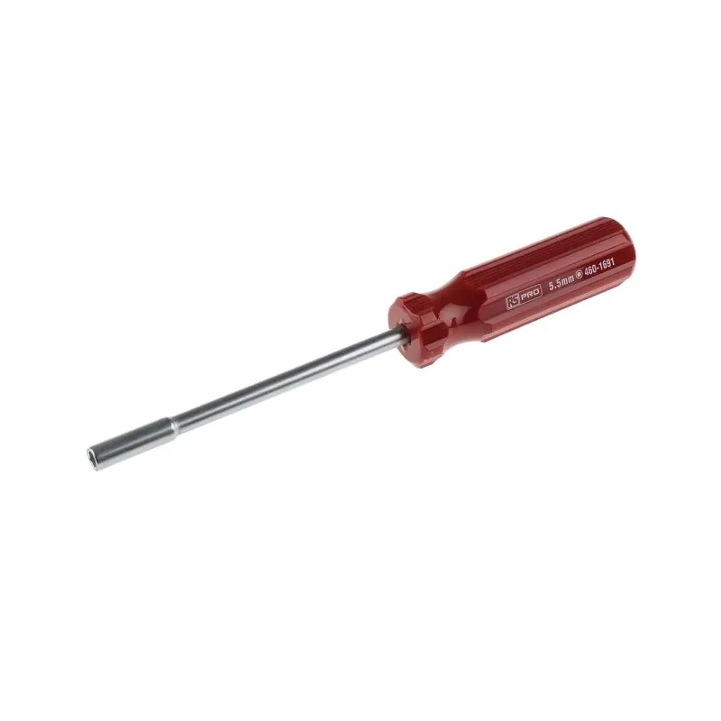 RS PRO Hexagon Nut Driver with 5.5 mm Tip and 125 mm Steel Blade, 226 mm Overall Length 460-1691