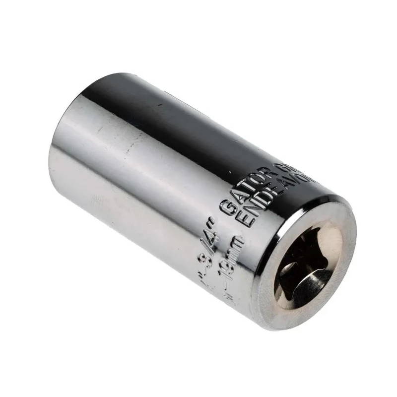 Wiha 3/8 in Square Gripper Socket, 53.5mm Overall Length, Nickel Chrome Plated Alloy Steel 20554