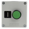 Siemens Push Button Control Station SPST Plastic Green IP67 IP69 IP66 3SU1801-0AB00-2AB1