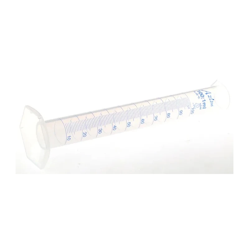 RS PRO Polypropylene Graduated Cylinder 100ml, Lightweight, Durable, ISO 6706 Class B, Length 250mm 461-0869