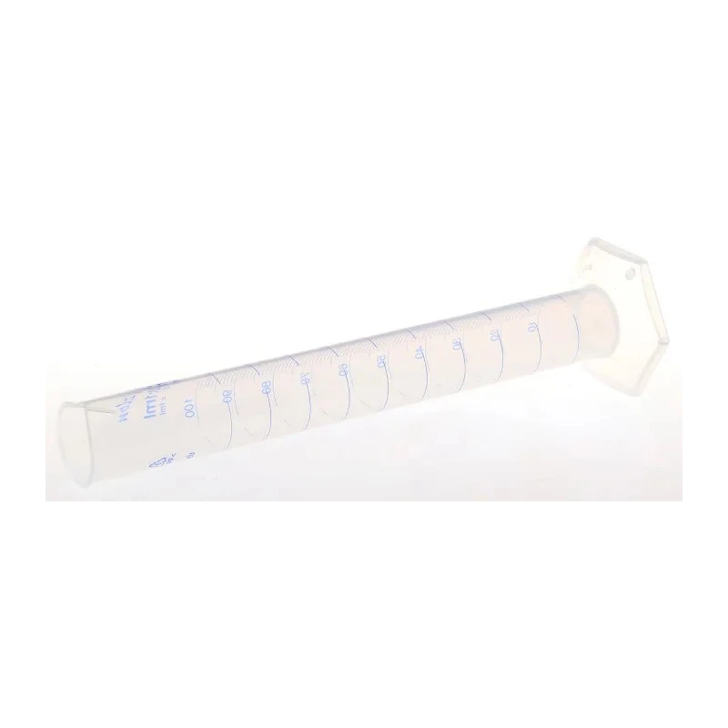RS PRO Polypropylene Graduated Cylinder 100ml, Lightweight, Durable, ISO 6706 Class B, Length 250mm 461-0869