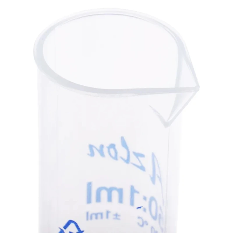 RS PRO Polypropylene Graduated Cylinder 50ml, 200mm Length, ISO 6706 Class B Tolerance 461-0853