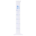 RS PRO Polypropylene Graduated Cylinder 50ml, 200mm Length, ISO 6706 Class B Tolerance 461-0853
