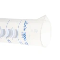 RS PRO Polypropylene Graduated Cylinder 1L, 440mm Length, Class B Calibrated, Germany 461-0904