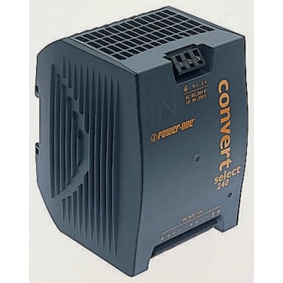 BEL POWER SOLUTIONS INC LWN Switched Mode DIN Rail Power Supply 48V DC Input, 5A Output, 250W LWN1801-6EG