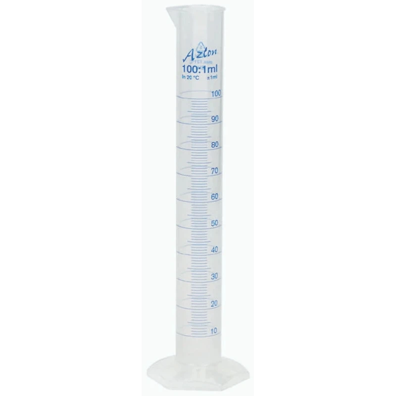 RS PRO Polypropylene Graduated Cylinder, 2L Capacity, 535mm Length, Germany Origin 461-0910