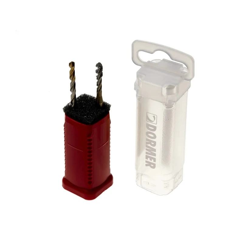 Dormer Tap & Drill Set, M4 Thread, High Speed Steel-E Tin Coated Machine Tap 2 Pieces L001EX00M4XA002