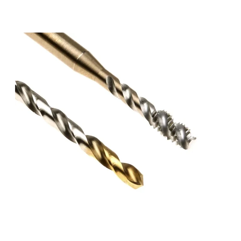 Dormer Tap & Drill Set, M4 Thread, High Speed Steel-E Tin Coated Machine Tap 2 Pieces L001EX00M4XA002