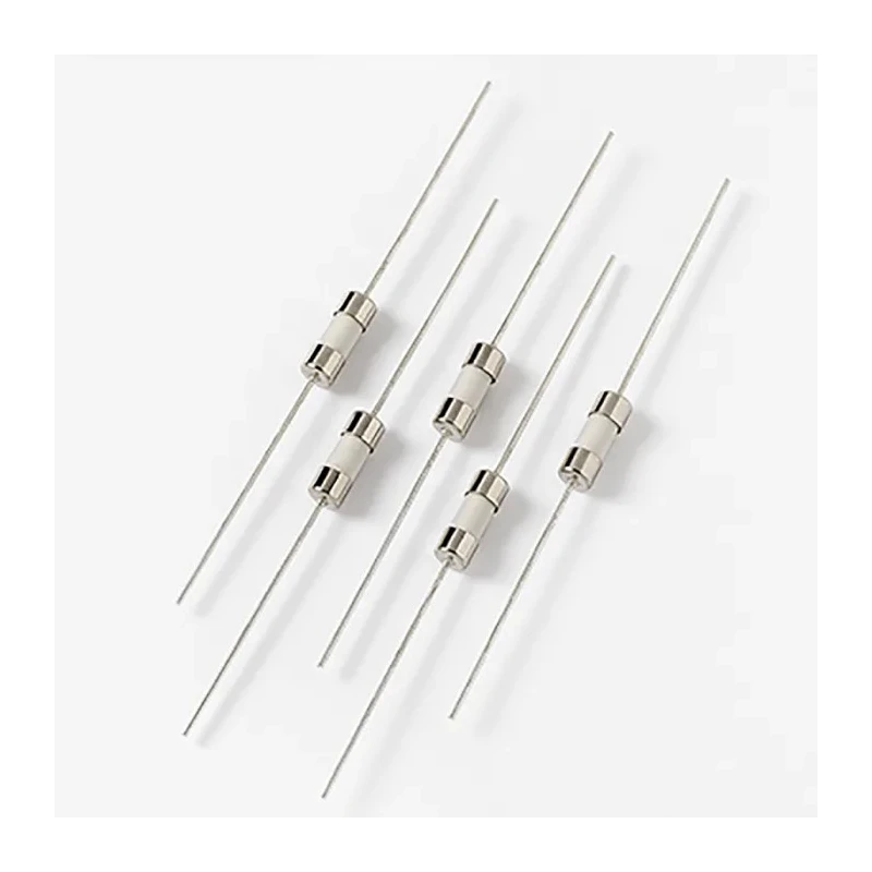Wickmann Non-Resettable Wire Ended Fuse, Axial 1A, 250V ac Ceramic Body 875 Series 0875001.MXEP