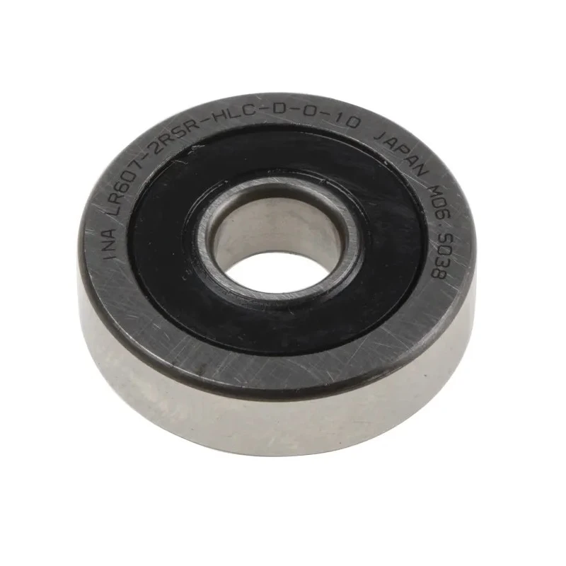 INA Yoke Cam Follower 7mm Bore Diameter, 22mm Roller Diameter LR607-2RSR-HLC-D-0-10