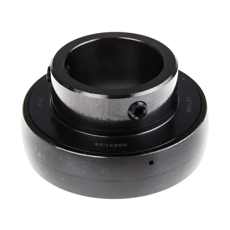 FAG Bearing Unit Insert with 40 mm Inside Diameter 80 mm Outside Diameter Set Screw Locking Round Bore UC208