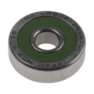 INA Roller and Plain Yoke Track Roller 4mm Bore Diameter 13mm Roller Diameter LR604-2RSR-HLC