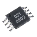 Texas Instruments Digital to Analogue Converter DAC 16 bit, SPI, Microwire, QSPI Interface, 93 ksps Sampling DAC8531E/250
