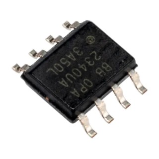 Texas Instruments Operational Amplifier 5.5 MHz 8-Pin SOIC Surface Mount OPA2340UA