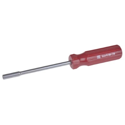 RS PRO Hexagon Nut Driver, 6 mm Tip Size, 125 mm Steel Blade with Plastic Handle 460-1708