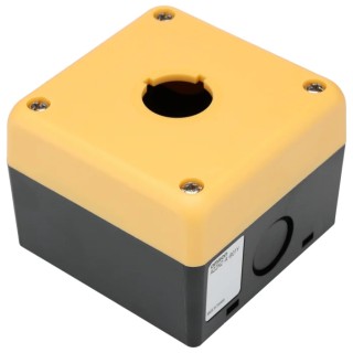 Omron Yellow Plastic Push Button Enclosure 1 Hole 22 mm Diameter IP65 A22NZ-A-B01Y
