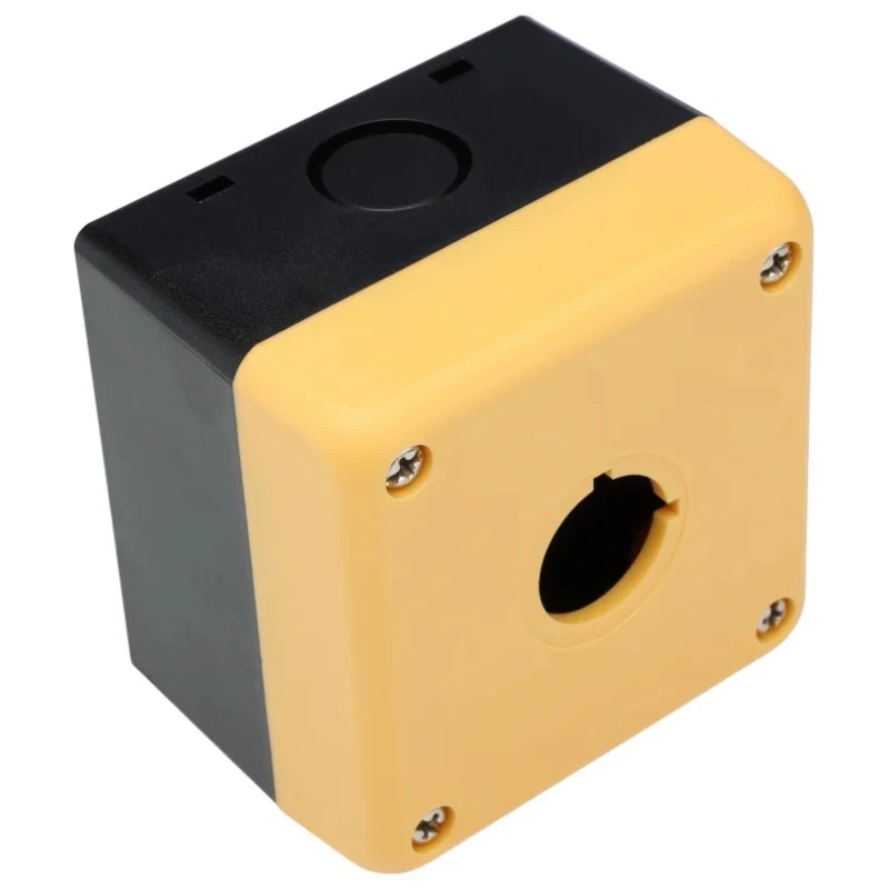 Omron Yellow Plastic Push Button Enclosure 1 Hole 22 mm Diameter IP65 A22NZ-A-B01Y