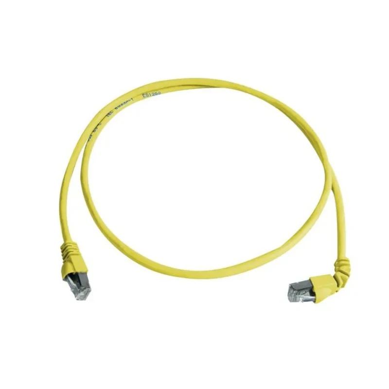 Telegartner Cat6a Shielded Screened Ethernet Cable 1 m LSZH Yellow 