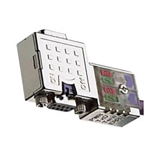 Molex PROFIBUS Attachable Right Angle D-Sub Connector 30V 4A Die Cast Zinc Housing 120103-0001