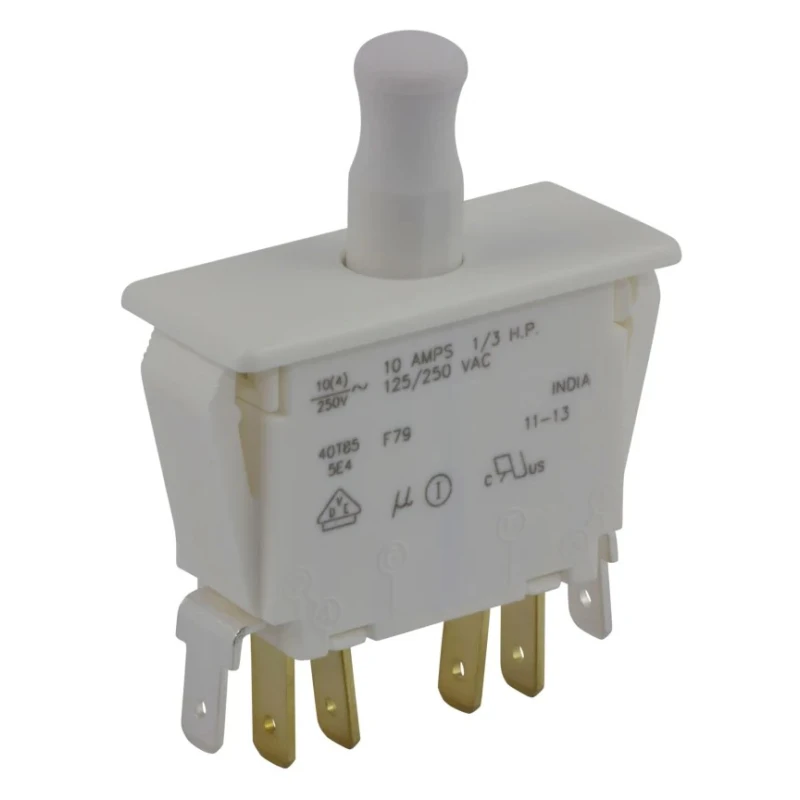 ZF Door Micro Switch, DPDT Button 10 A, -40 °C to 85 °C F79-30A