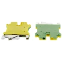 Phoenix Contact 2-Way DIN Rail Earth Modular Terminal Block, 6mm² Cable CSA, 10AWG, 24 AWG Wire, Screw Termination 0441504