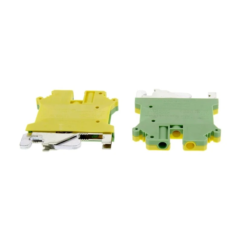Phoenix Contact 2-Way DIN Rail Earth Modular Terminal Block, 6mm² Cable CSA, 10AWG, 24 AWG Wire, Screw Termination 0441504