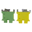 Phoenix Contact 2-Way DIN Rail Earth Modular Terminal Block, 6mm² Cable CSA, 10AWG, 24 AWG Wire, Screw Termination 0441504