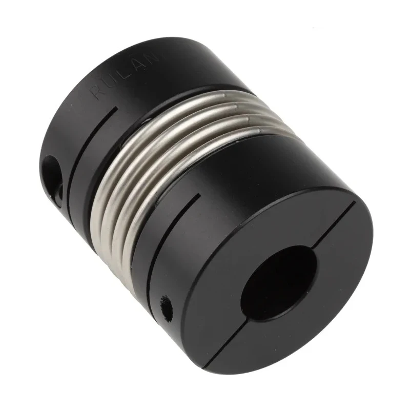 Ruland Flexible Clamp Coupler 50.8 mm OD, Bore Size 25 mm x 20 mm, 58.7 mm Length, Stainless Steel Bellows MBC51-25-20-A