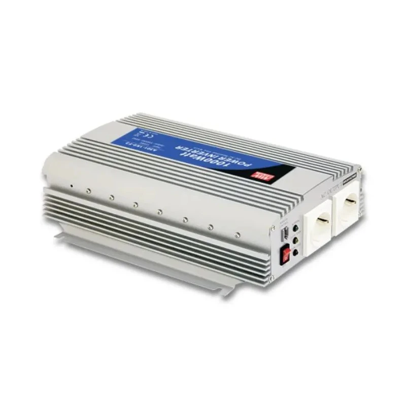 MEAN WELL Screw 1000W Power Inverter, 12V DC Input, 230V AC Output A301-1K0-F6