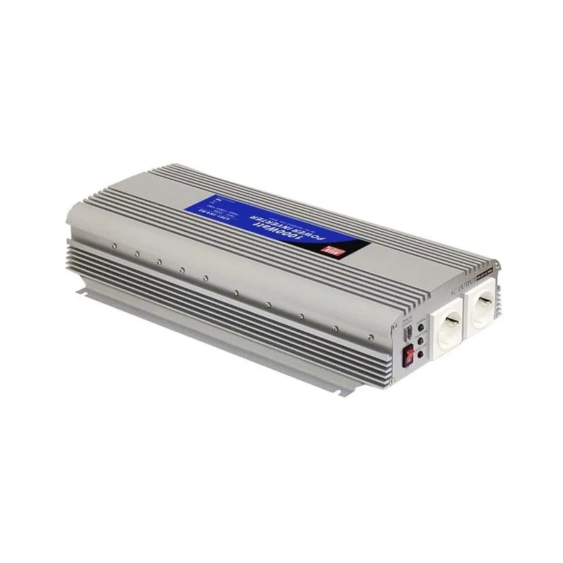 MEAN WELL Screw 1500W Power Inverter, 24V dc Input, 230V ac Output A302-1K7-F3