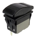 RS PRO DPDT Latching On-On Rocker Switch Panel, Black Actuator, 16/20A, IP67, Polyamide Housing 174-8298