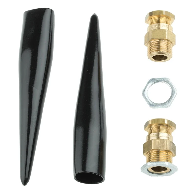 Prysmian KM409 Series 6 Cable Gland Kit M20 Thread, IP66, Brass and Steel Components 