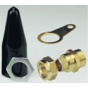 Prysmian BW32 Series Armoured BW Indoor PVC Cable Gland Kit with Earth Tag, Gland Body, Gland Nut, Shroud and Lock BW32