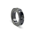 Ruland One Piece Clamp Screw Shaft Collar with 40mm Bore, 60mm OD, 15mm Width, Carbon Steel OF-MCL-40-F