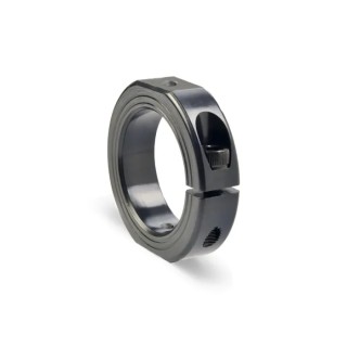 Ruland One Piece Clamp Screw Shaft Collar with 40mm Bore, 60mm OD, 15mm Width, Carbon Steel OF-MCL-40-F
