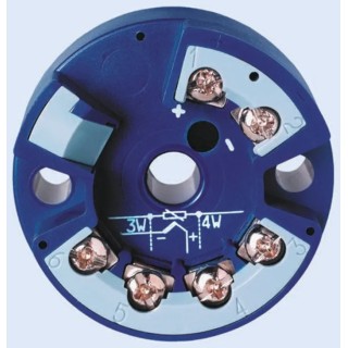 Jumo dTRANS T01 Temperature Transmitter RTD Input 4 to 20 mA Output 35V 44mm 707015/888-888-888/000 0..100°C Pt100vl